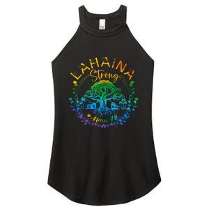 Lahaina Strong Maui Hawaii Old Banyan Tree Saved Majestic Women's Perfect Tri Rocker Tank