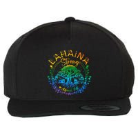 Lahaina Strong Maui Hawaii Old Banyan Tree Saved Majestic Wool Snapback Cap