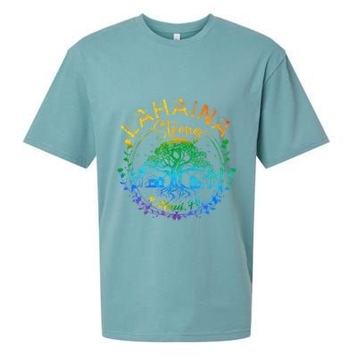 Lahaina Strong Maui Hawaii Old Banyan Tree Saved Majestic Sueded Cloud Jersey T-Shirt