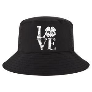 Love Shamrock Math Teacher St Patricks Day Cool Comfort Performance Bucket Hat