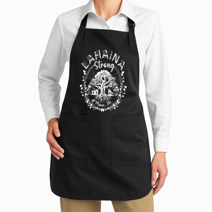 Lahaina Strong Maui Hawaii Old Banyan Tree saved majestic Apron