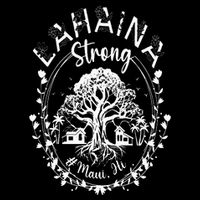Lahaina Strong Maui Hawaii Old Banyan Tree saved majestic Drawstring Bag