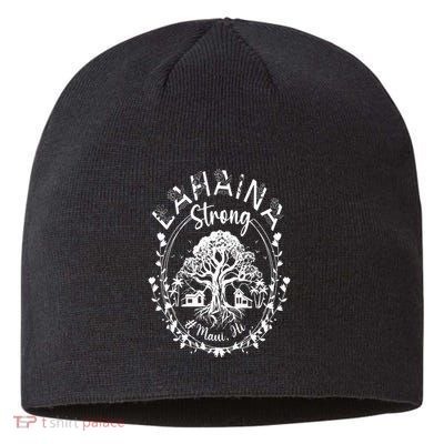 Lahaina Strong Maui Hawaii Old Banyan Tree saved majestic Sustainable Beanie