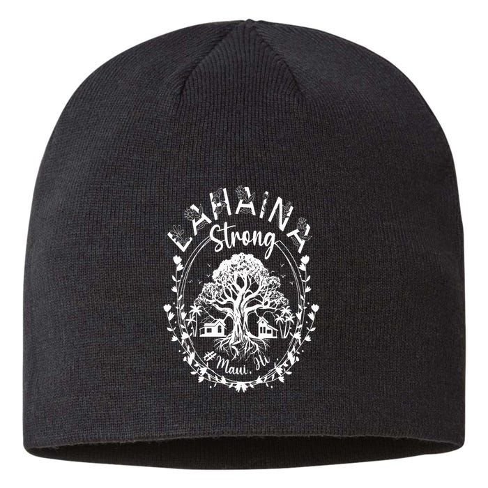 Lahaina Strong Maui Hawaii Old Banyan Tree saved majestic Sustainable Beanie