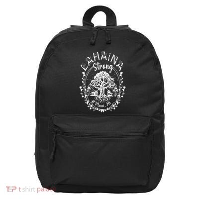 Lahaina Strong Maui Hawaii Old Banyan Tree saved majestic 16 in Basic Backpack