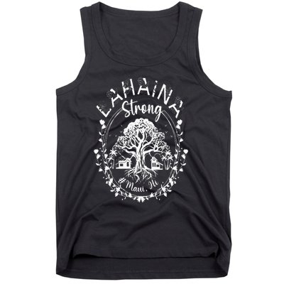 Lahaina Strong Maui Hawaii Old Banyan Tree saved majestic Tank Top