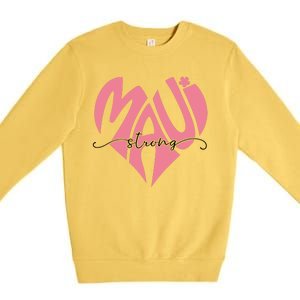 Love Support Maui Strong Premium Crewneck Sweatshirt