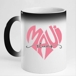 Love Support Maui Strong 11oz Black Color Changing Mug