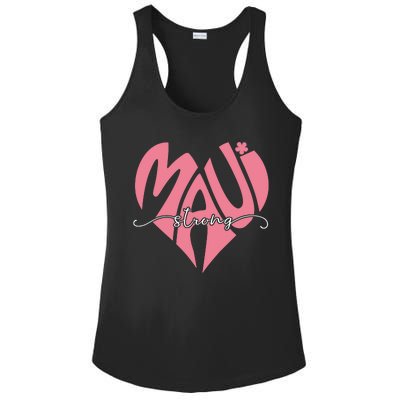 Love Support Maui Strong Ladies PosiCharge Competitor Racerback Tank