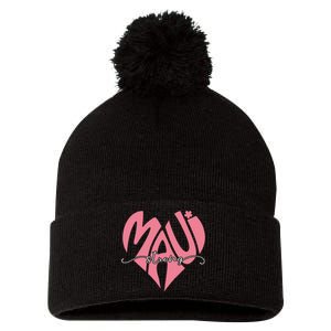 Love Support Maui Strong Pom Pom 12in Knit Beanie