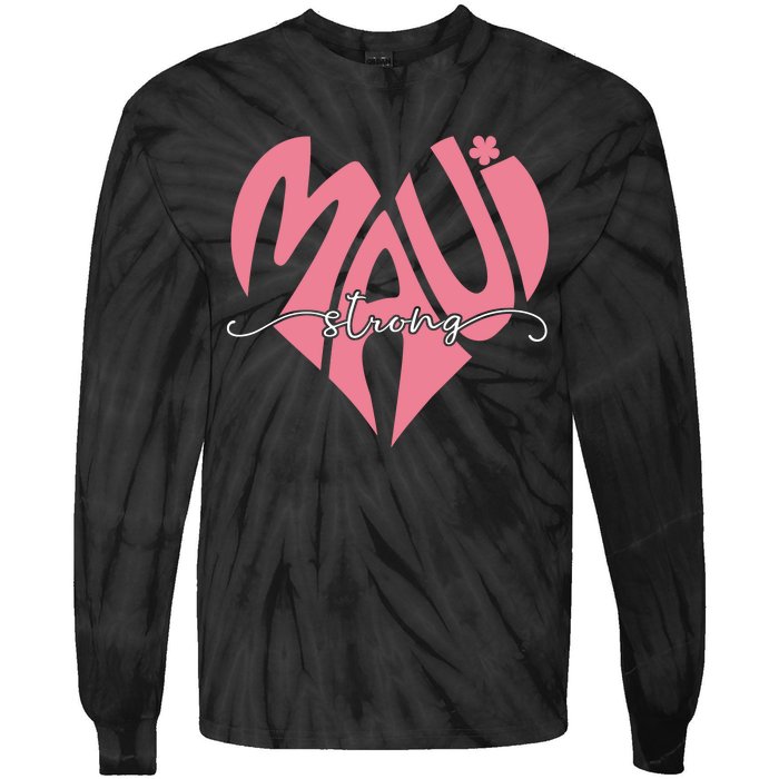 Love Support Maui Strong Tie-Dye Long Sleeve Shirt