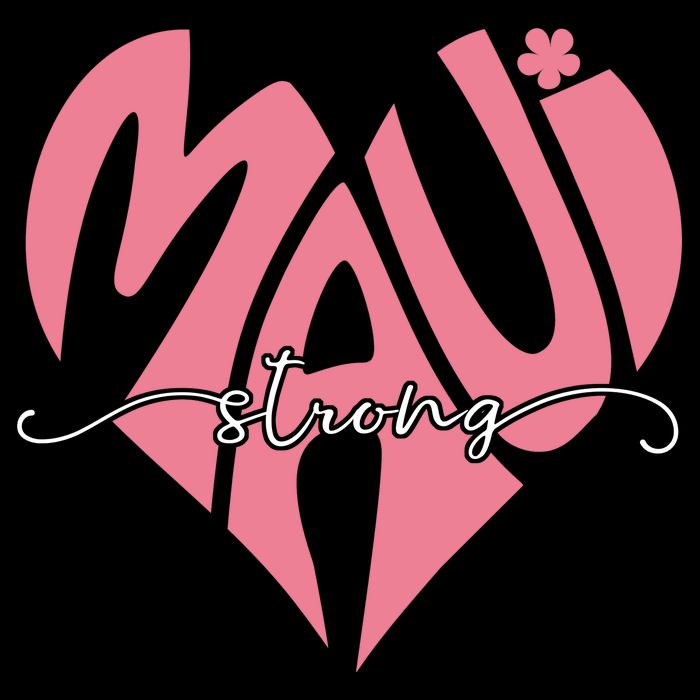 Love Support Maui Strong Ladies Long Sleeve Shirt