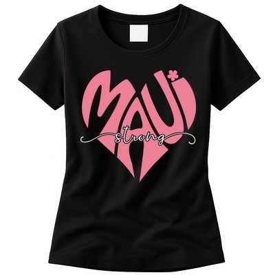 Love Support Maui Strong Womens T-Shirt