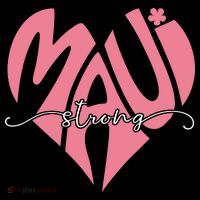 Love Support Maui Strong Women's V-Neck T-Shirt