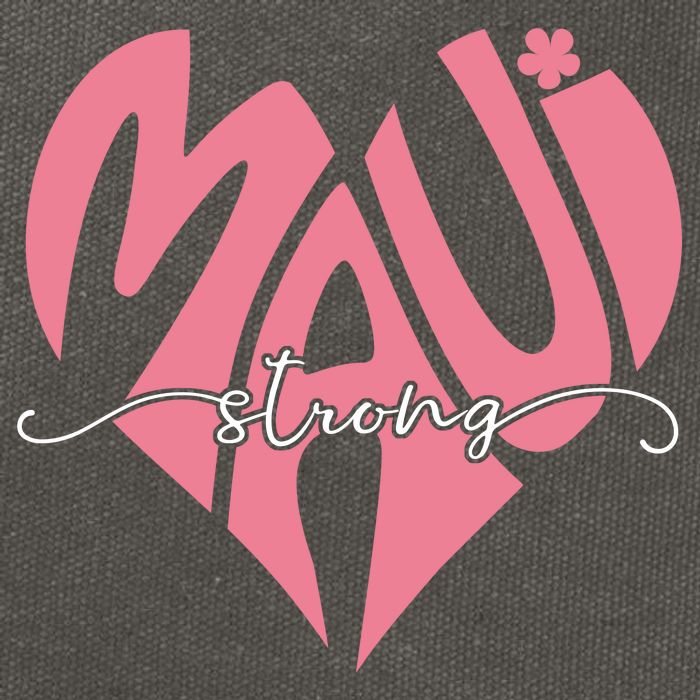 Love Support Maui Strong Cotton Canvas Backpack