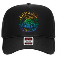 Lahaina Strong Maui Hawaii Old Banyan Tree Saved Majestic High Crown Mesh Back Trucker Hat