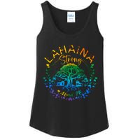 Lahaina Strong Maui Hawaii Old Banyan Tree Saved Majestic Ladies Essential Tank