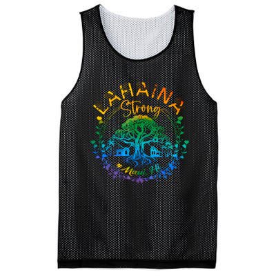 Lahaina Strong Maui Hawaii Old Banyan Tree Saved Majestic Mesh Reversible Basketball Jersey Tank