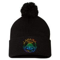 Lahaina Strong Maui Hawaii Old Banyan Tree Saved Majestic Pom Pom 12in Knit Beanie