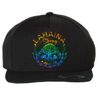 Lahaina Strong Maui Hawaii Old Banyan Tree Saved Majestic Wool Snapback Cap