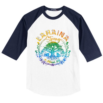 Lahaina Strong Maui Hawaii Old Banyan Tree Saved Majestic Baseball Sleeve Shirt