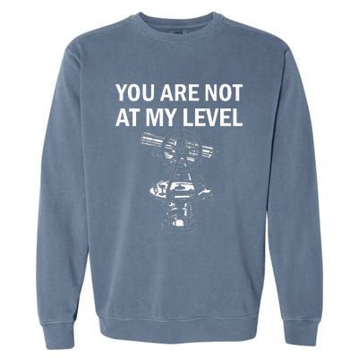 Land Surveyor Not At My Level Surveyor Garment-Dyed Sweatshirt