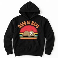 Lazy Sloth Nap Lover Funny Good At Naps Hoodie