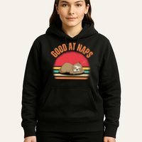 Lazy Sloth Nap Lover Funny Good At Naps Hoodie