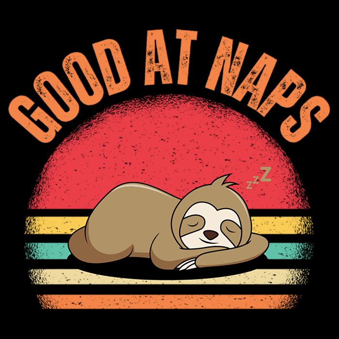 Lazy Sloth Nap Lover Funny Good At Naps Mousepad
