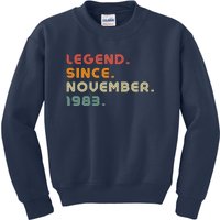 Legend Since November 1983 Kids Sweatshirt