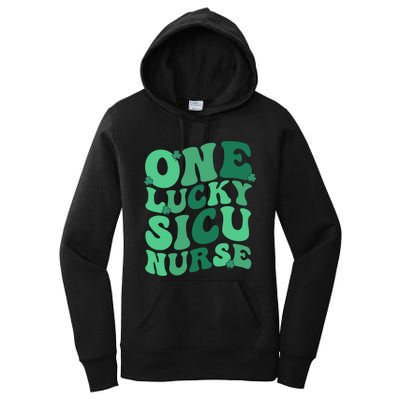 Lucky SICU Nurse St. Patrick's Day Surgical ICU Nursing Women's Pullover Hoodie