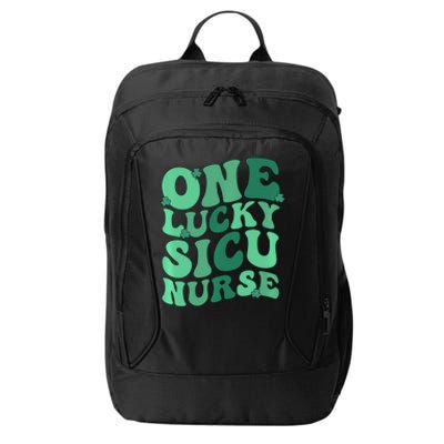 Lucky Sicu Nurse St Patrick's Day Surgical Icu Nursing Gift City Backpack