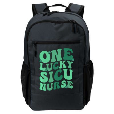 Lucky Sicu Nurse St Patrick's Day Surgical Icu Nursing Gift Daily Commute Backpack