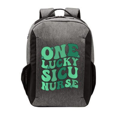 Lucky Sicu Nurse St Patrick's Day Surgical Icu Nursing Gift Vector Backpack