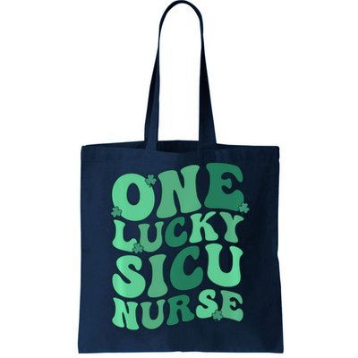 Lucky Sicu Nurse St Patrick's Day Surgical Icu Nursing Gift Tote Bag