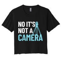 Land Surveyor No Its Not A Camera Surveyor Crop Top