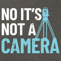 Land Surveyor No Its Not A Camera Surveyor Cotton Canvas Backpack