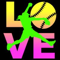 Love Softball N Gift Doggie Tank