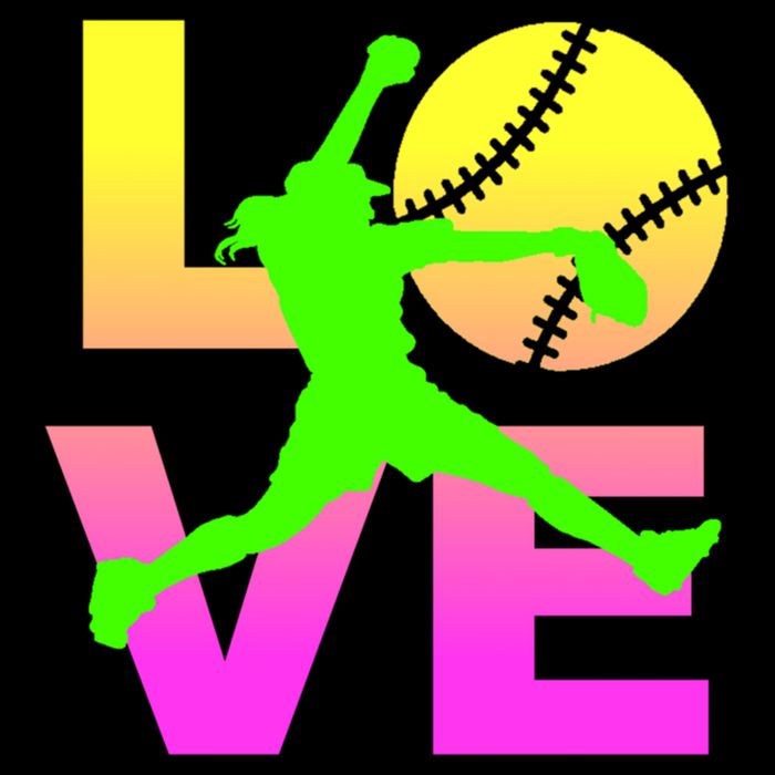 Love Softball N Gift Doggie Tank