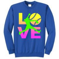 Love Softball N Gift Sweatshirt