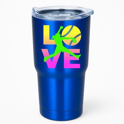 Love Softball N Gift Tumbler