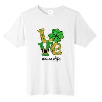 LOVE Shamrock Nurse Life Funny St Patrick's Day Tall Fusion ChromaSoft Performance T-Shirt