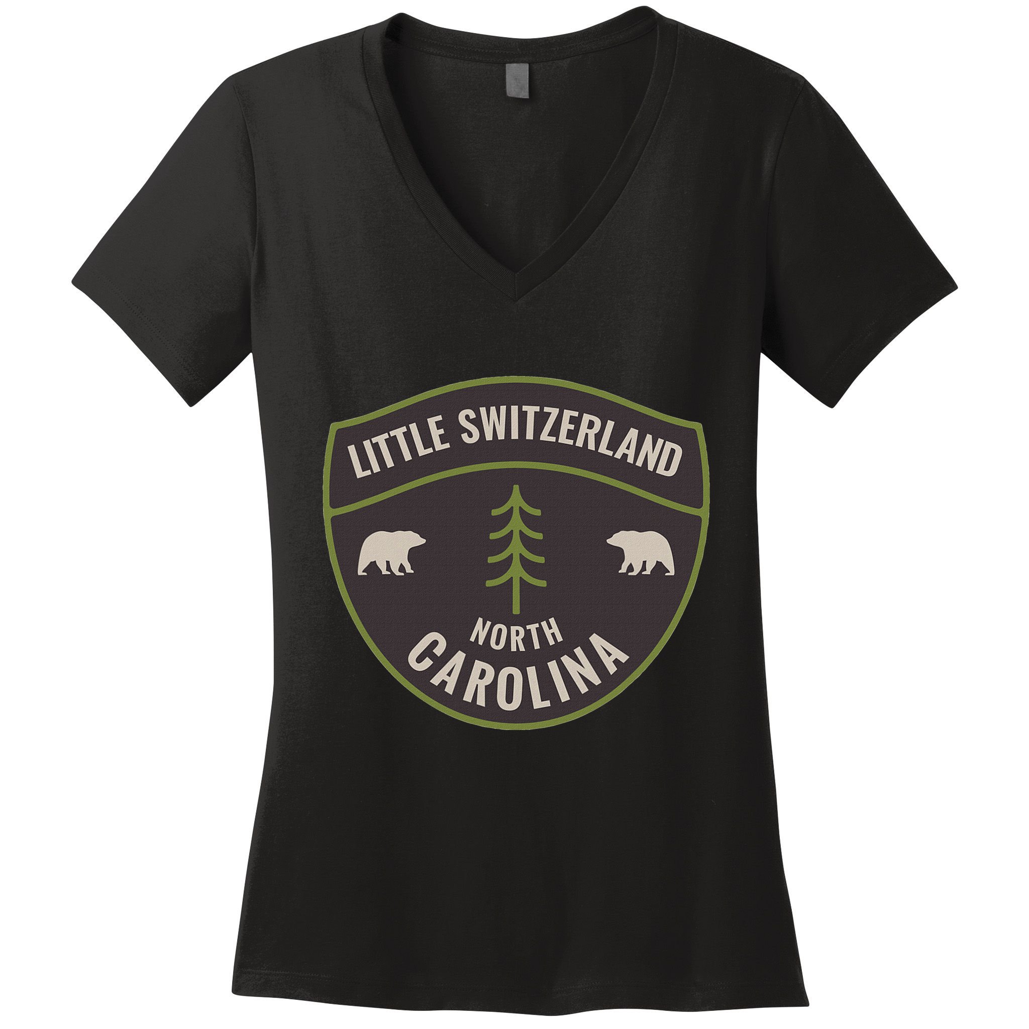 Little Switzerland North Carolina Nc Mountains Vacation Women's V-Neck T-Shirt