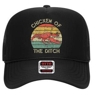 Louisiana State New Orleans Mardi Gras Chicken Of The Ditch High Crown Mesh Back Trucker Hat