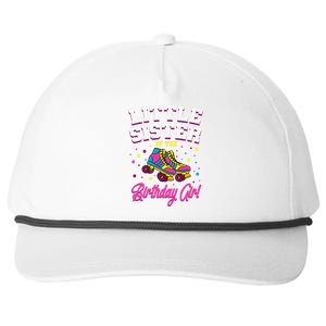 Little Sister of the Birthday Roller Skating Party Snapback Five-Panel Rope Hat