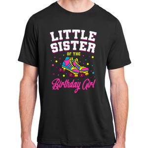 Little Sister of the Birthday Roller Skating Party Adult ChromaSoft Performance T-Shirt