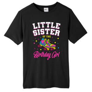 Little Sister of the Birthday Roller Skating Party Tall Fusion ChromaSoft Performance T-Shirt