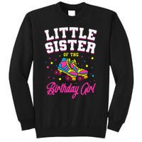 Little Sister of the Birthday Roller Skating Party Tall Sweatshirt