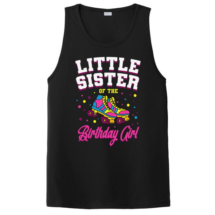 Little Sister of the Birthday Roller Skating Party PosiCharge Competitor Tank