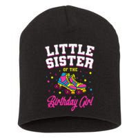 Little Sister of the Birthday Roller Skating Party Short Acrylic Beanie